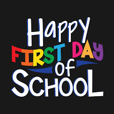First Day of School is Tuesday, September 5th